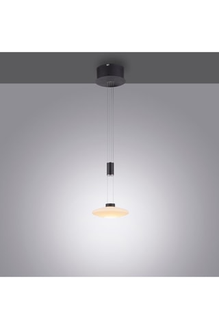 Ledhanglamp Lautada - Zwart