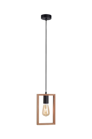 Hanglamp Franky - Zwart en Goudkleurig - 60 W