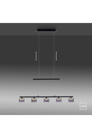 Ledhanglamp Hydra - Wit - 5 x 4 W