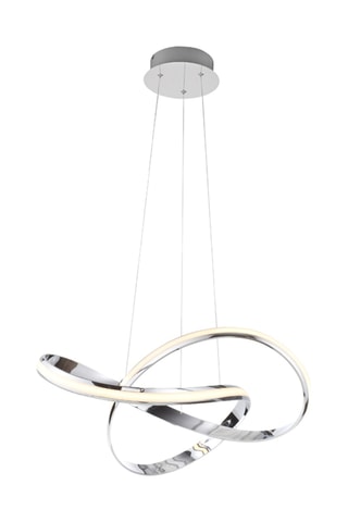 Ledhanglamp Melinda - Zilverkleurig - 30 W