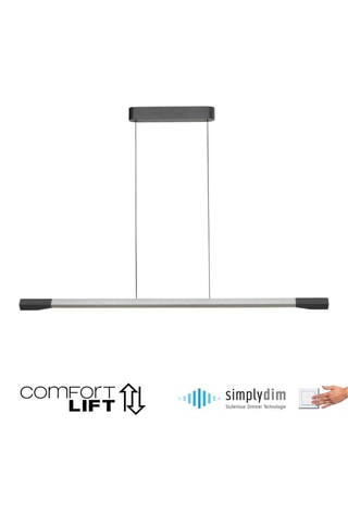 Suspension LED Hoop - Gris - 24 W