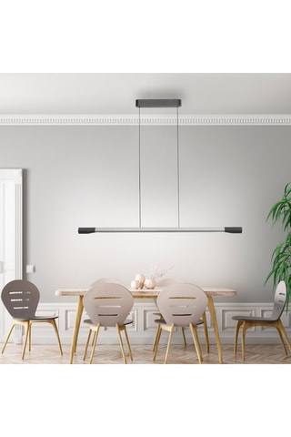 Suspension LED Hoop - Gris - 24 W