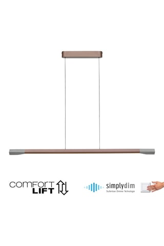 Suspension LED Hoop - Marron - 24 W