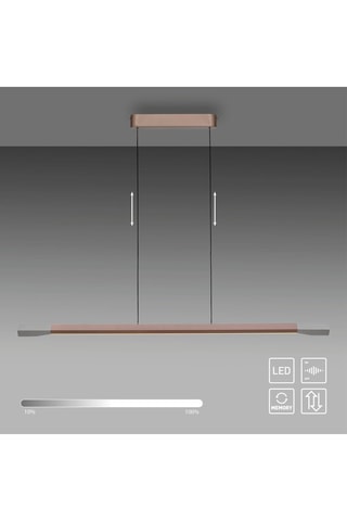 Suspension LED Hoop - Marron - 24 W