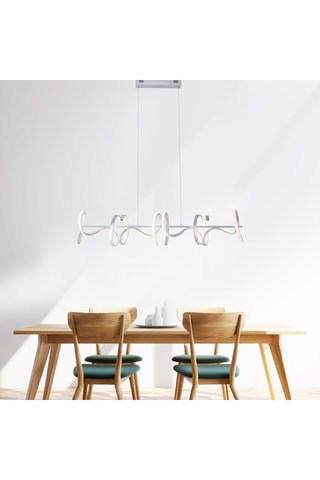 Suspension LED Curls - Blanc - 4 x 10,2 W