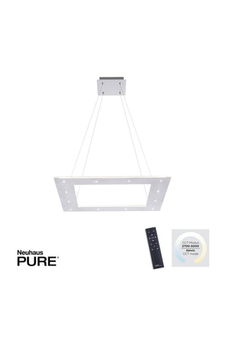 Ledhanglamp Pure Cosmo - Zilverkleurig - 20 x 1 W/1 x 16 W