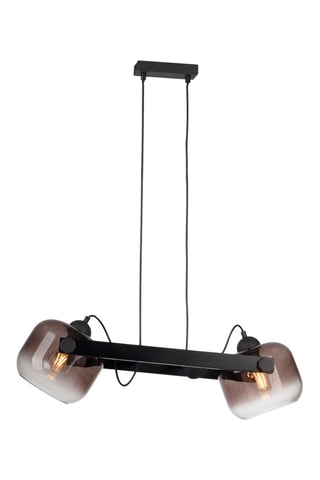Hanglamp Cup - Zwart - 2 x 60 W
