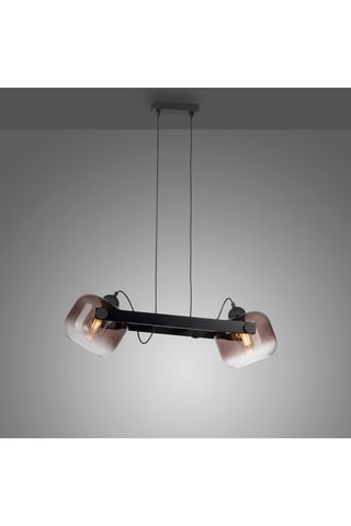 Hanglamp Cup - Zwart - 2 x 60 W