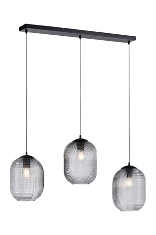 Hanglamp Shitake - Zwart - 3 x 10 W