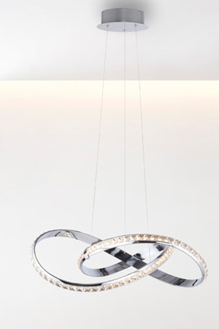 Ledhanglamp Tanja - Zilverkleurig - 30 W