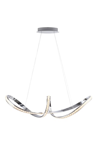 Suspension LED Tanja - Argenté - 39 W