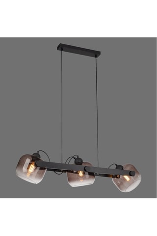 Hanglamp Cup - Zwart - 3 x 60 W