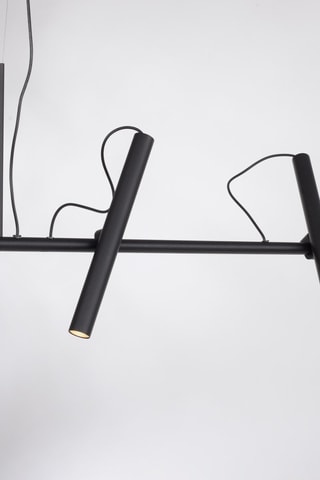 Suspension LED Pure Tutua - Noir - 4 x 6 W