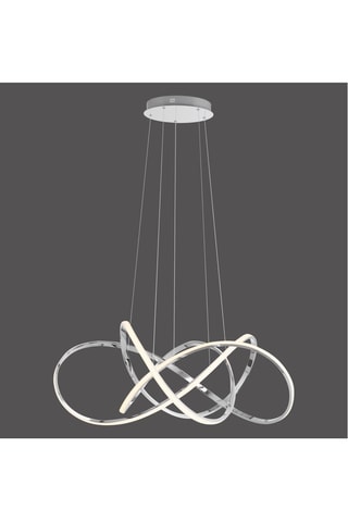 Suspension LED Kiribi - Argenté - 70 W