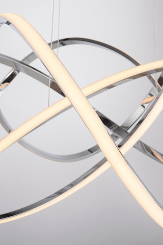 Suspension LED Kiribi - Argenté - 70 W