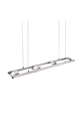 Suspension LED Q-Fisheye - Argenté - 8 x 3,4 W