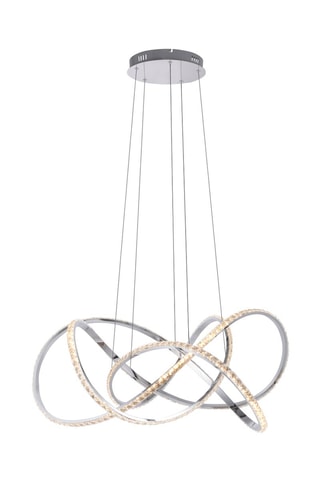 Suspension LED Kiribi - Argenté - 70 W