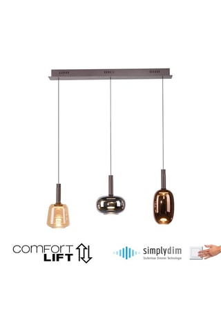 Suspension LED Irides - Doré - 3 x 9 W