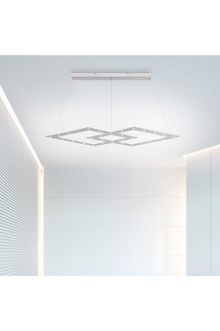 Suspension LED Pure Cosmo - Argenté - 44 x 1 W/1 x 21 W