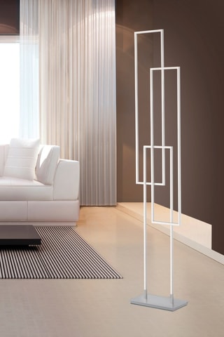 Lampadaire LED Q-Inigo - Blanc - 19 W