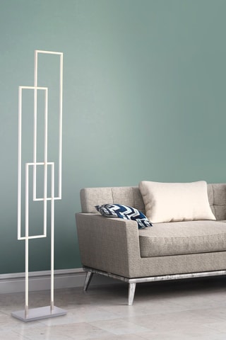 Lampadaire LED Q-Inigo - Blanc - 19 W