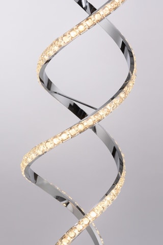 Lampadaire LED Kiribi - Argenté - 28 W