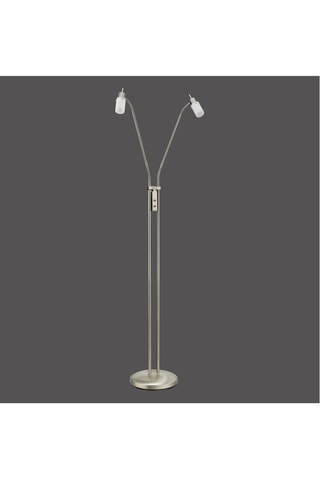 Lampadaire LED Max Led - Argenté - 2 x 4 W