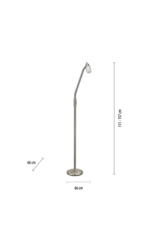 Ledstaanlamp Max Led - Zilverkleurig - 4 W