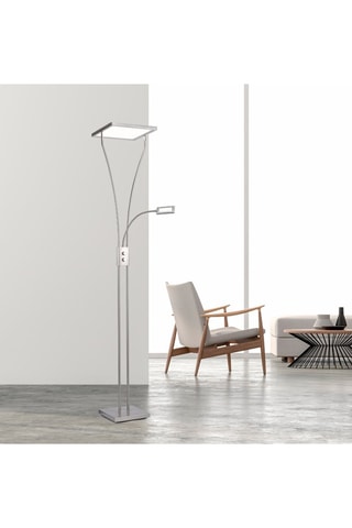 Lampadaire LED Marian - Argenté