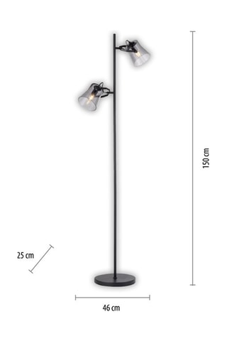 Staanlamp Tinula Zwart