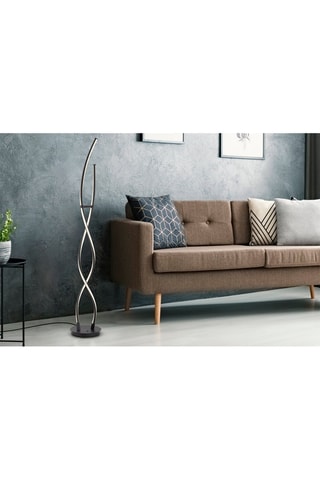 Lampadaire LED Sandra - Noir