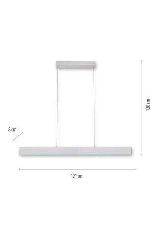 Ledkroonluchter Ls-Nila - Zilverkleurig
