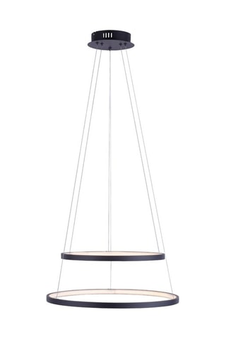 Ledkroonluchter Circle - Antraciet