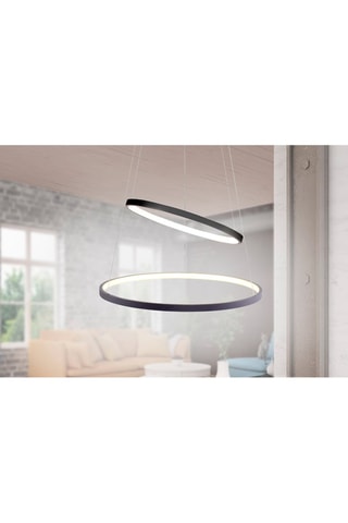 Ledkroonluchter Circle - Antraciet