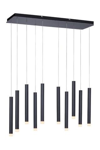 Ledkroonluchter Bruno - Zwart