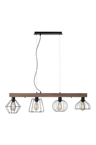 Lustre Kaska - Imitation bois