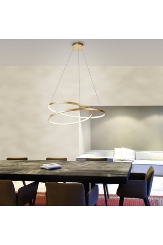 Lustre LED Roman - Doré