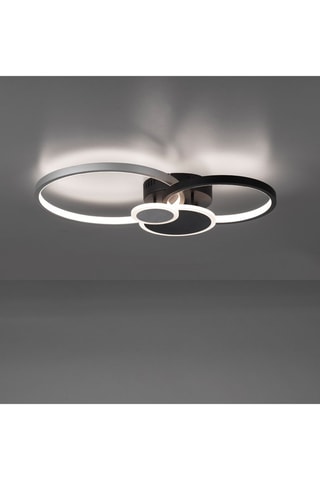 Ledplafondlamp Papilon Zwart