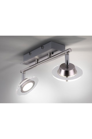 Plafoniera LED Lola-Mike - Acciaio