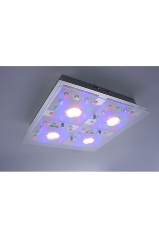 Plafoniera LED Stefan - Argentato