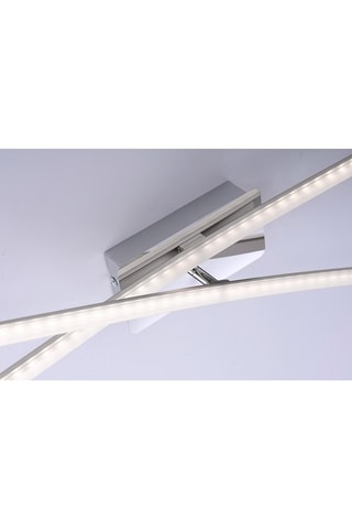 Ledplafondlamp Simon Zilverkleurig