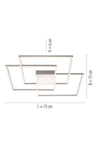 Plafonnier LED - Argenté