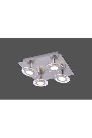 Plafoniera Lola-Mike LED - Argentato