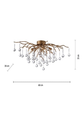 Plafondlamp Icicle - Bronskleurig