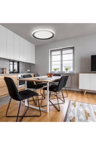 Plafoniera LED Ls-Disc - Nero