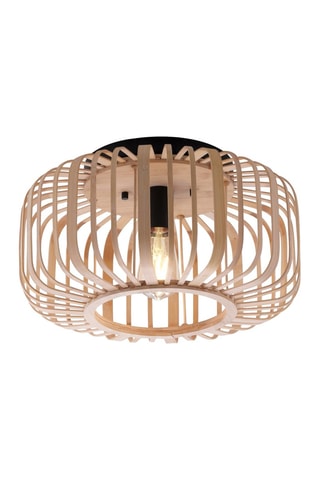 Plafondlamp Racoon - Houtimitatie