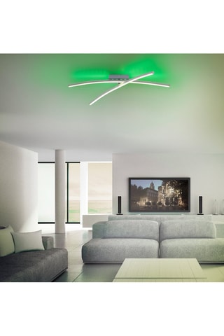 Ledplafondlamp Alina Zilverkleurig