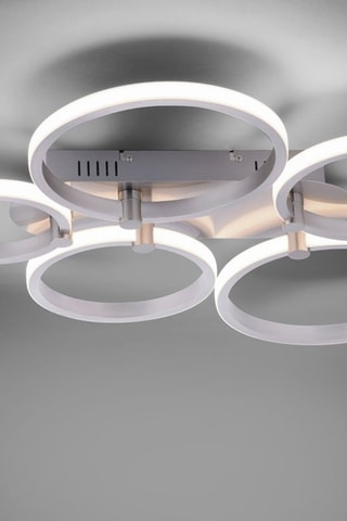 Ledplafondlamp Johanna Zilverkleurig