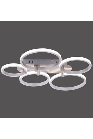 Ledplafondlamp Johanna Zilverkleurig