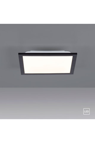Plafoniera LED Flat - Nero - 6 W